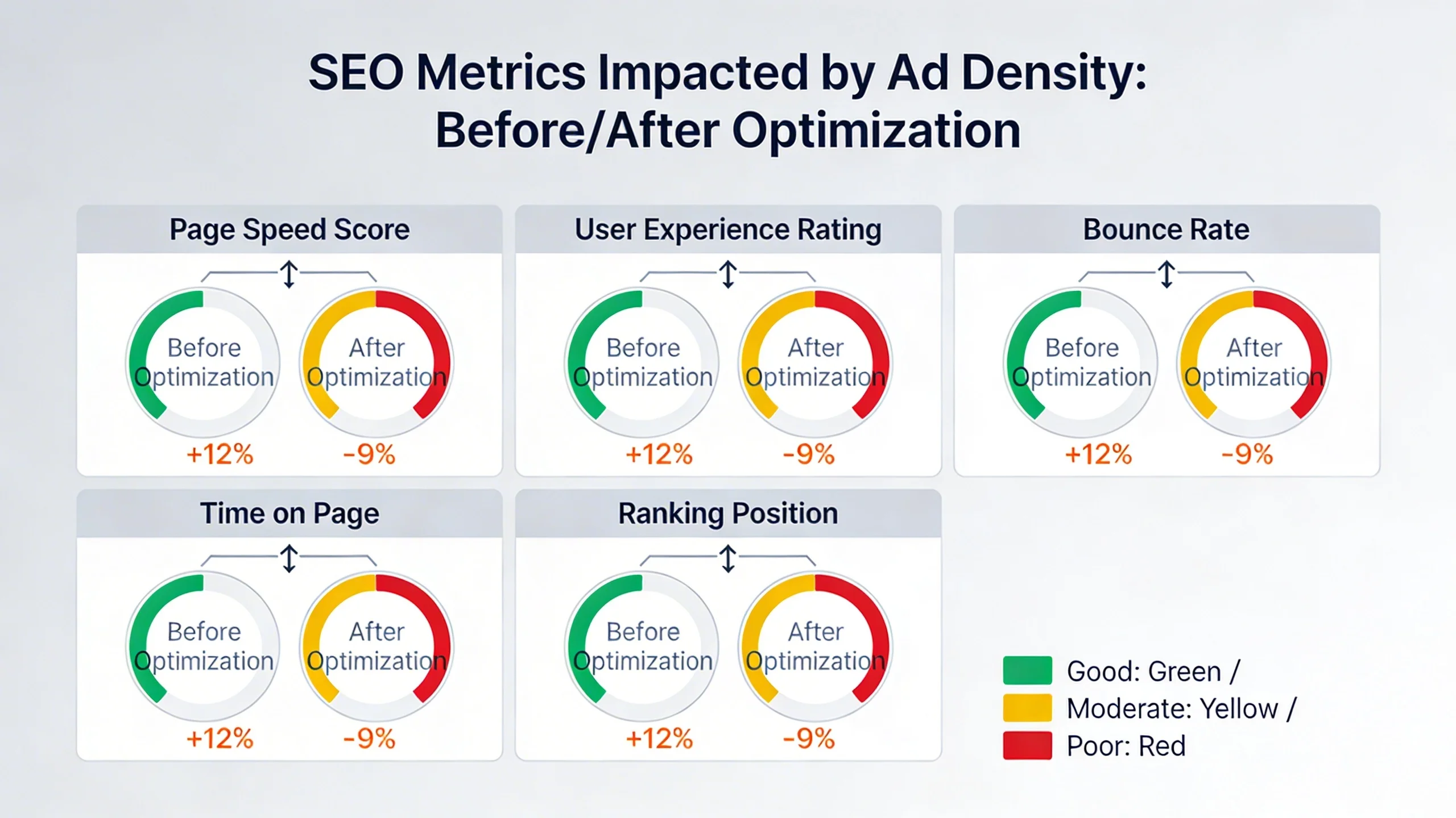 **Does Ad Density Affect SEO in 2025? A Data-Driven Answer** infographic 2