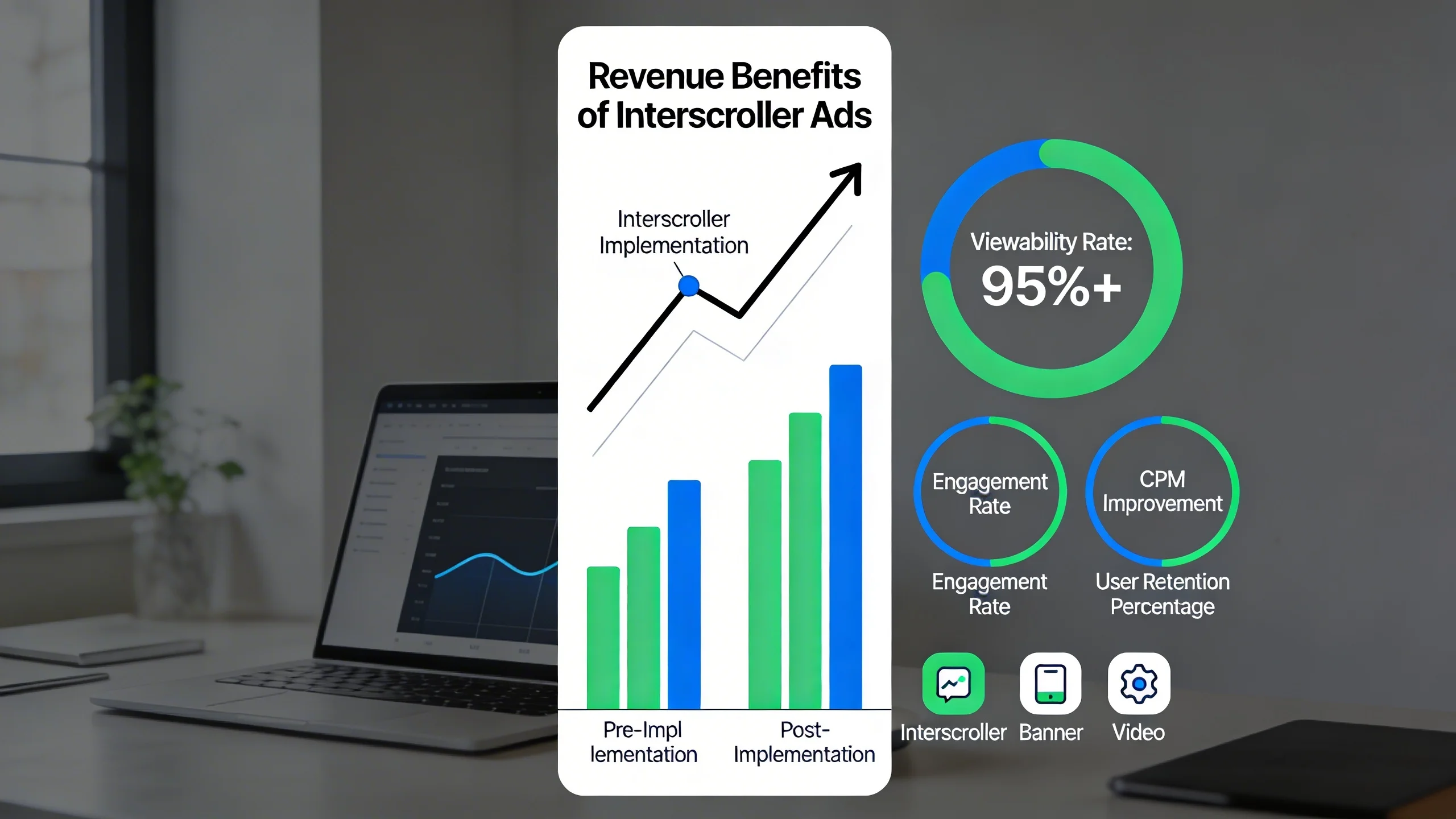 Revolutionizing Publisher Revenue Streams: A Comprehensive Guide to Interscroller Advertising infographic 1