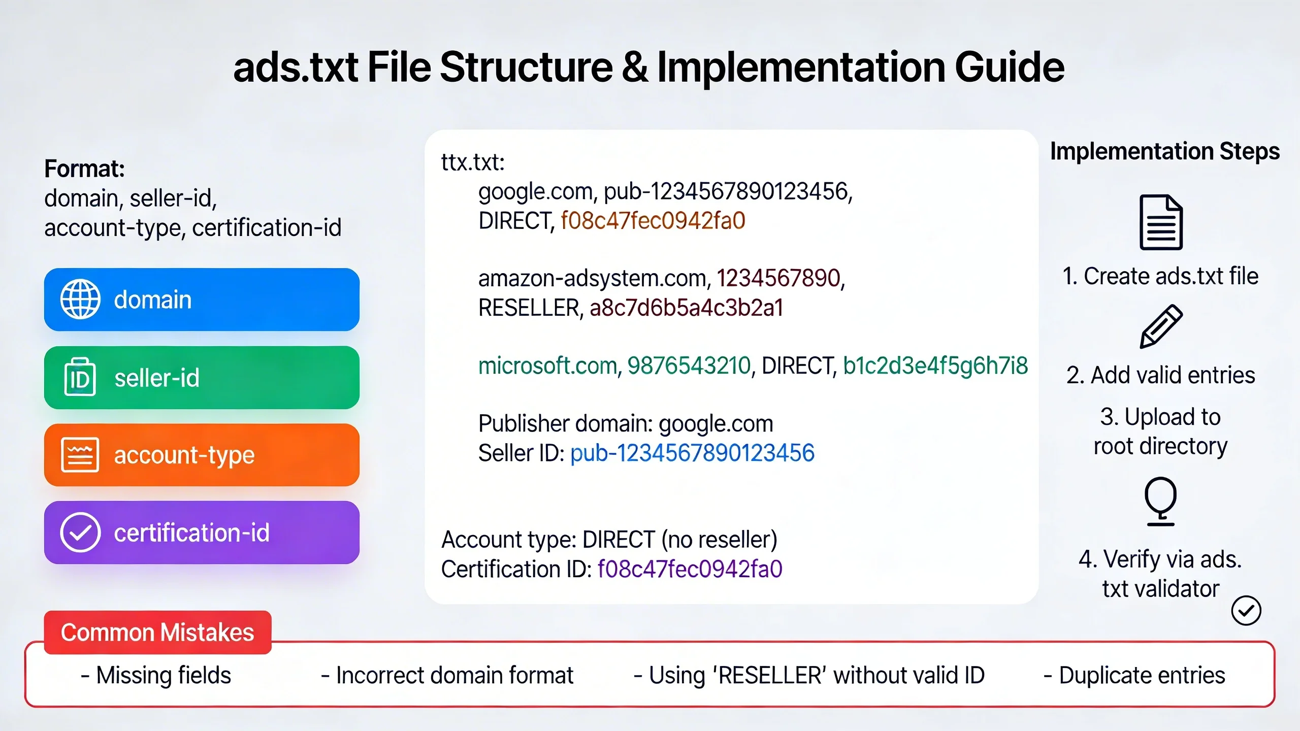 The Publisher's Guide to ads.txt and sellers.json: Why They Are Critical infographic 1